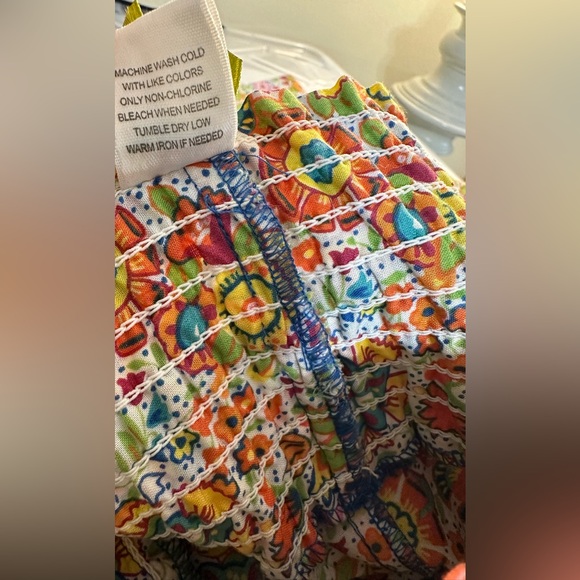 Anthro PINKERTON Wide Leg Pants Pajamas Floral Colorful Boho Palazzo - Picture 10 of 11